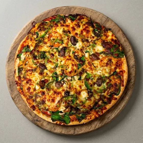 Popeye pizza from Pizza Master, delivered to West Pymble